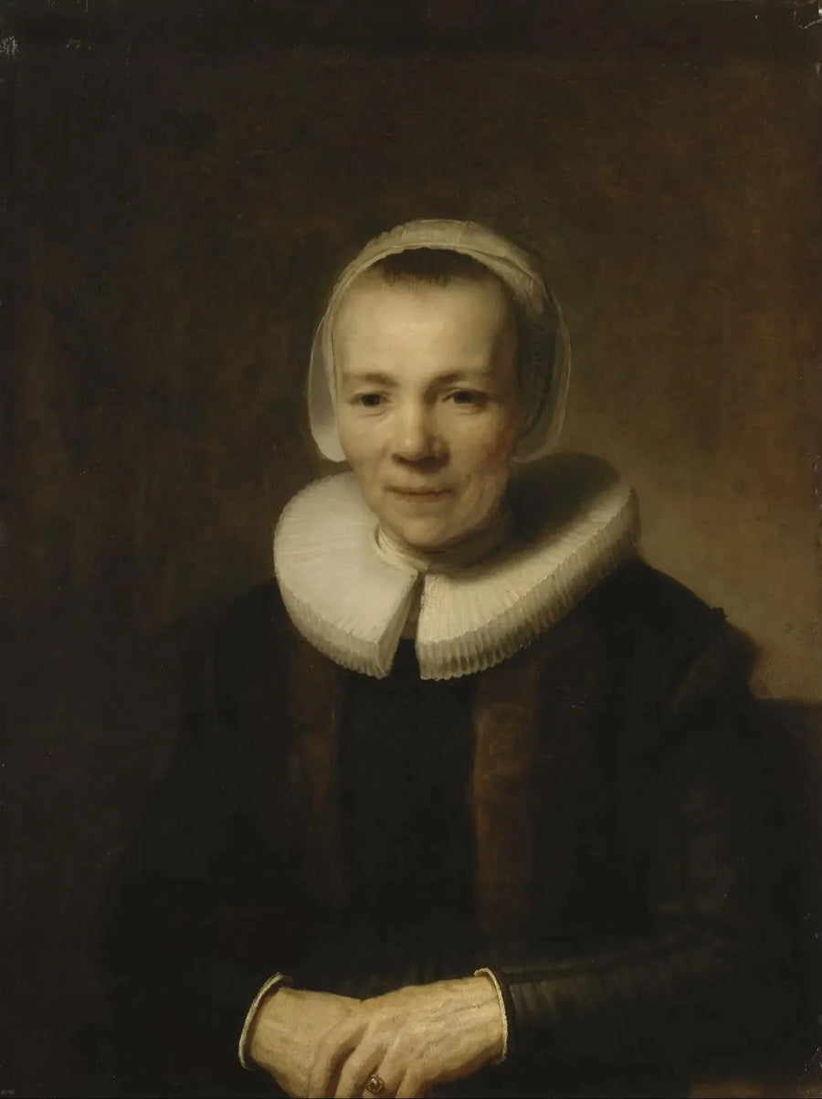 Portrait of Baertje Martens - Rembrandt