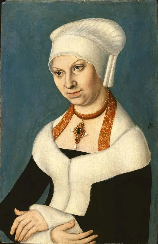 Portrait of Barbara, Duchess of Saxony (1478-1534), Gemäldegalerie Berlin - Lucas Cranach the Elder