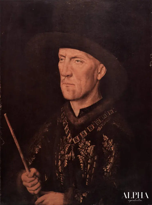 Portrait de Baudouin de Lannoy - Jan Van Eyck - Reproductions de tableaux et peintures haut de gamme