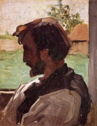 Portrait of Bazille - Claude Monet