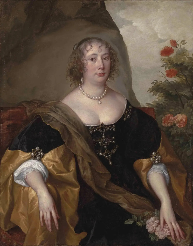 Portrait of Béatrice, Countess of Oxford - Antoine van Dyck