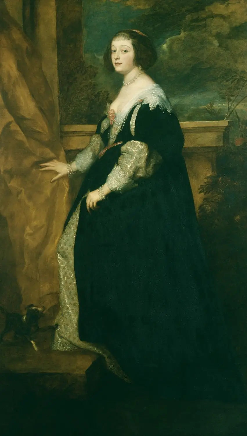 Portrait of Béatrice de Cusance, Princess of Cante-Croix - Antoine van Dyck