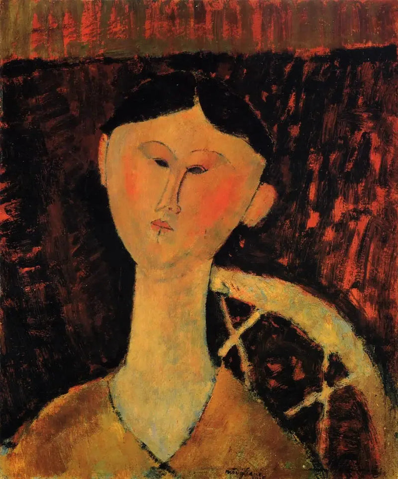 Portrait of Béatrice Hastings - Amedeo Modigliani