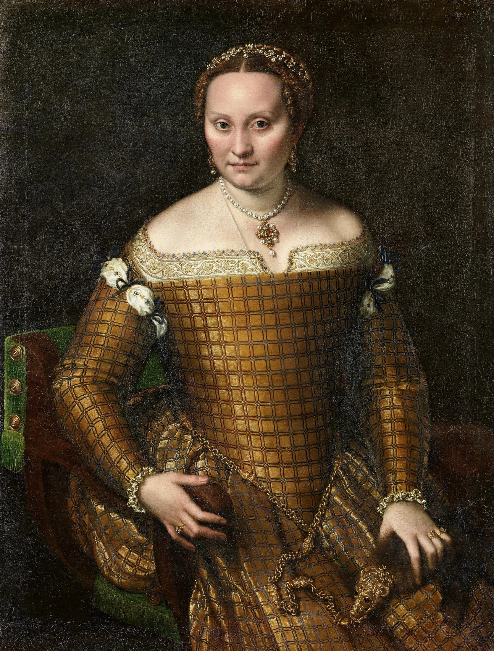 Portrait de Bianca Ponzoni Anguissola - Sofonisba Anguissola image 1 tableau peint à l’huile sur toile