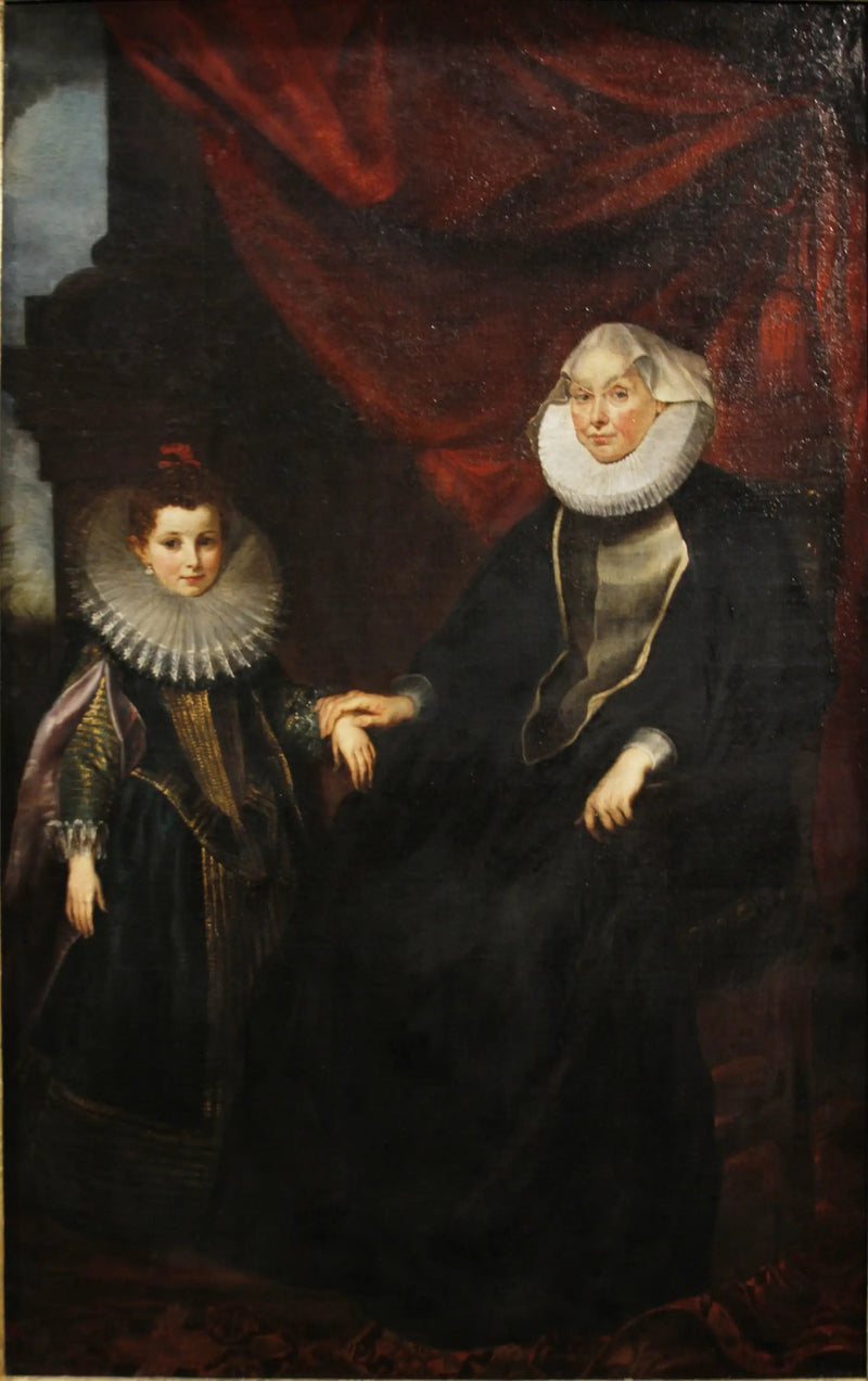 Portrait of Bianca Spinola Imperiale (1554-1622) and her niece Maddalena Imperiale - Peter Paul Rubens