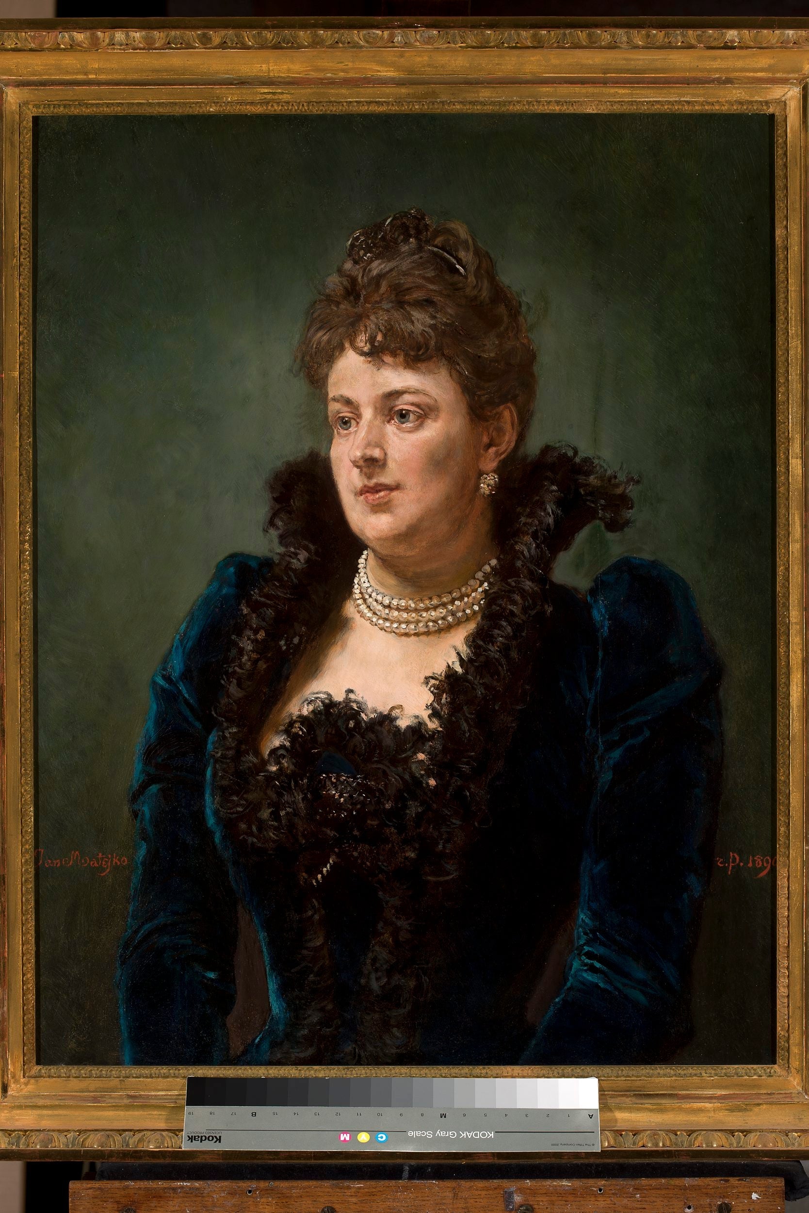 Portrait of Bona Ossowiecka - Jan Matejko