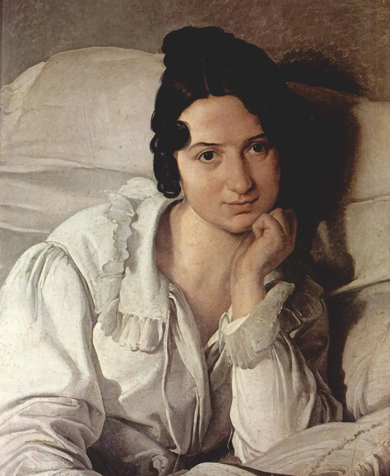 Portrait of Carolina Zucchi - Francesco Hayez