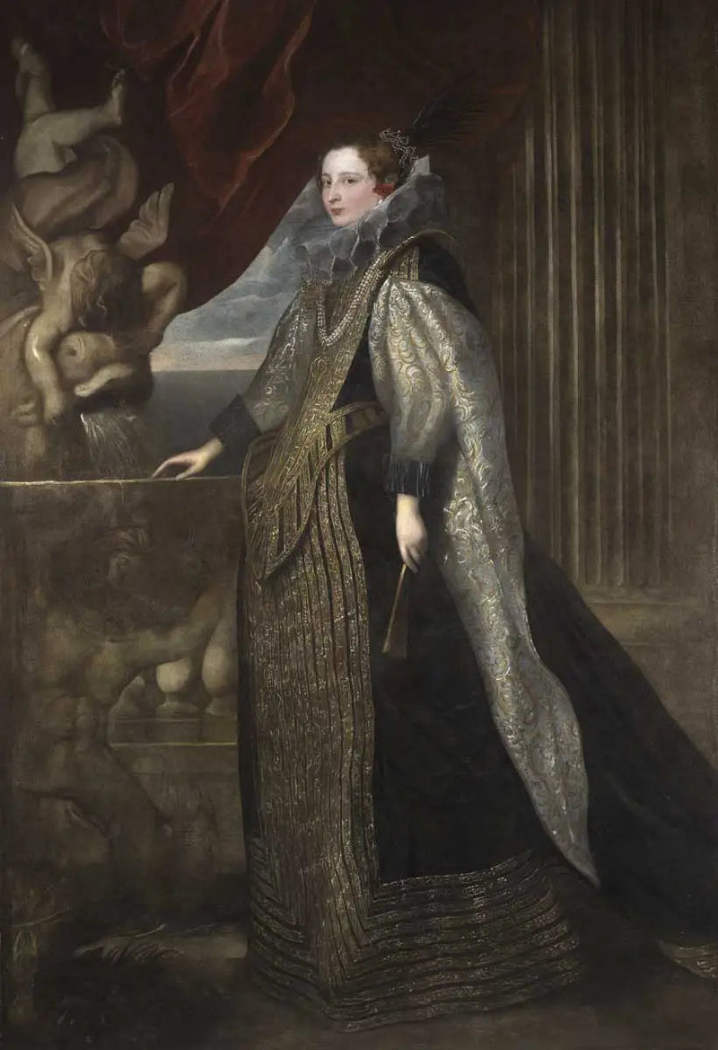 Portrait of Catarina Balbi Durazzo - Antoine van Dyck