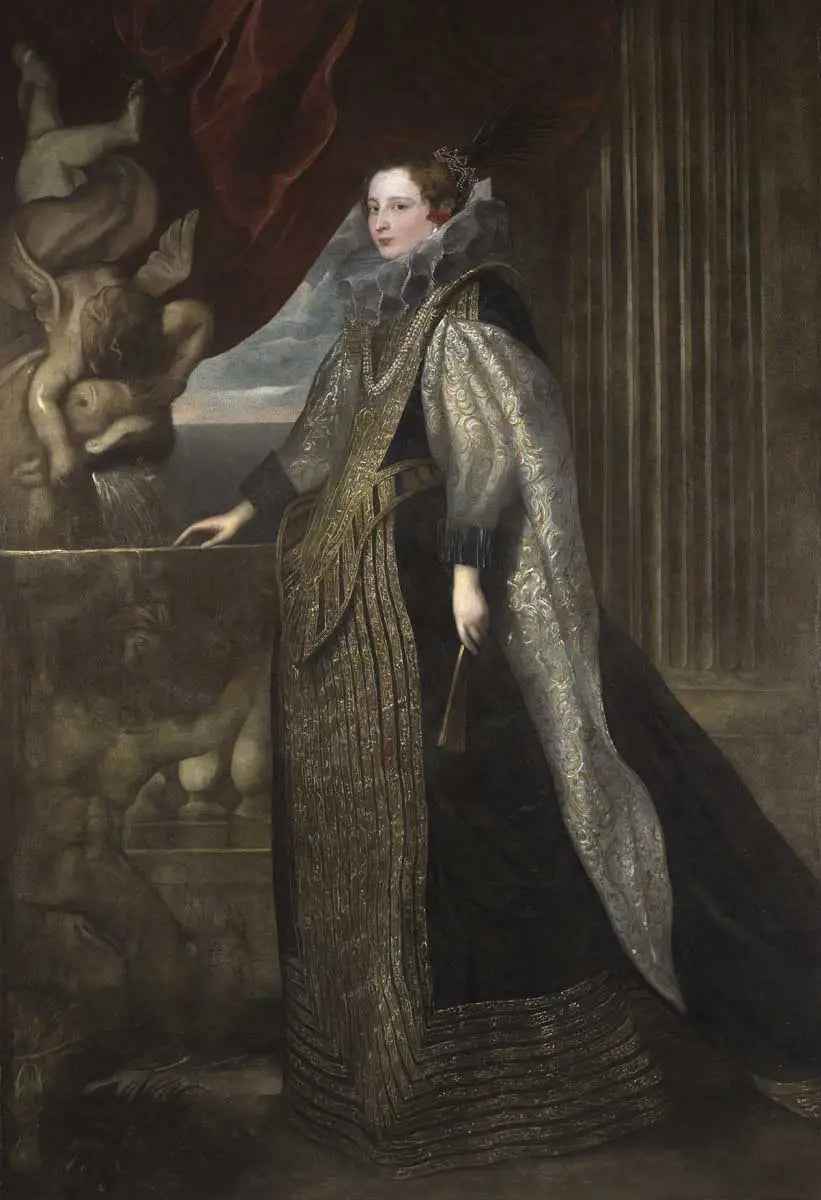 Portrait of Catarina Balbi Durazzo - Antoine van Dyck