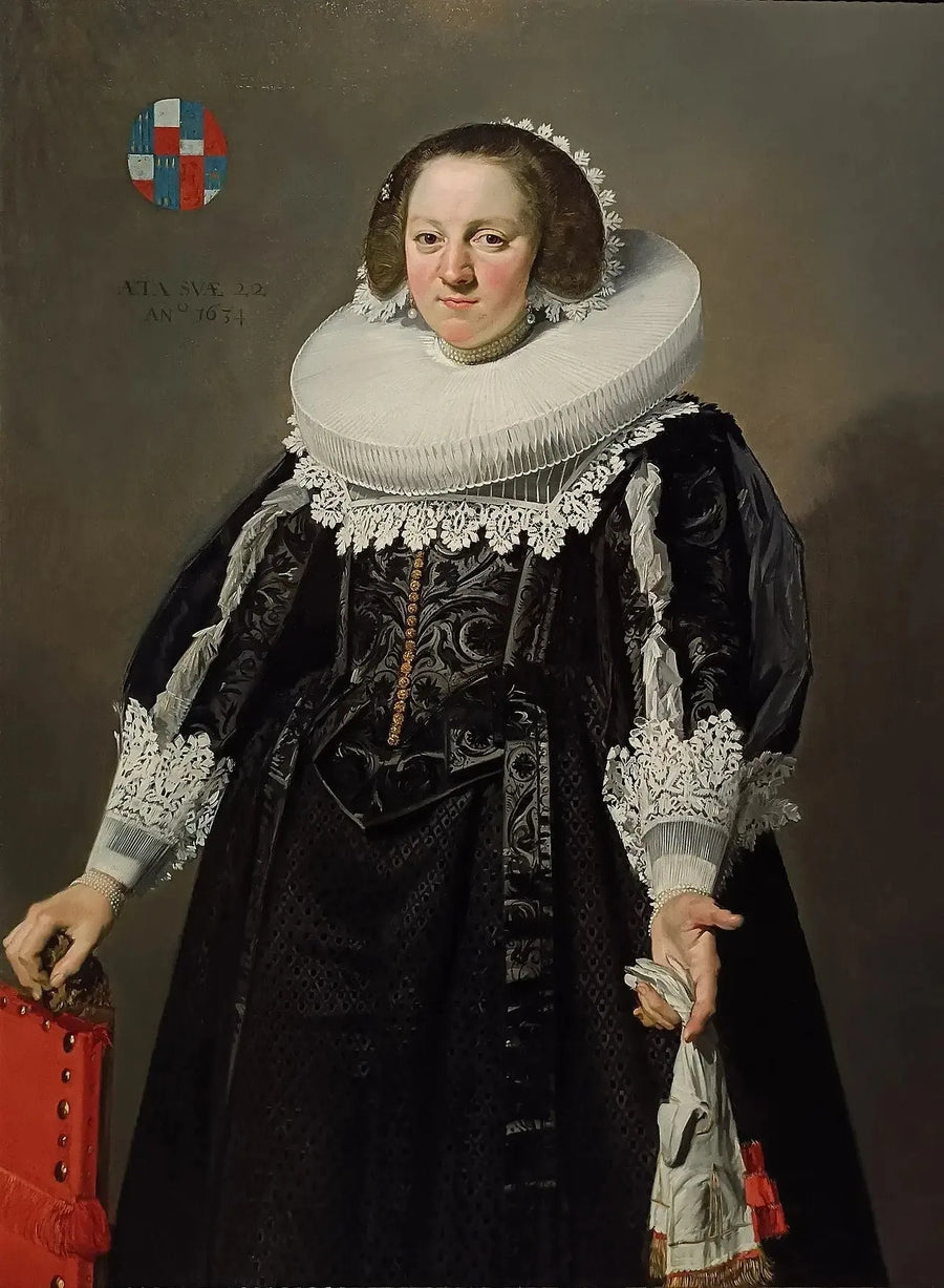 Portrait of Catharina Brugman - Frans Hals