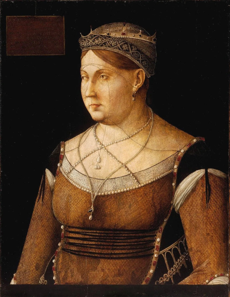 Portrait of Catherine Cornaro, Queen of Cyprus - Gentile Bellini
