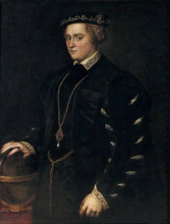 Portrait of Catherine of Austria (1533-1572), Queen of Poland - Jacopo Tintoretto