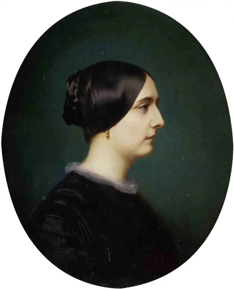 Portrait of Cécile Vitet, in profile - Jean-Léon Gérôme