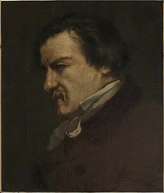 Portrait of Champfleury - Gustave Courbet