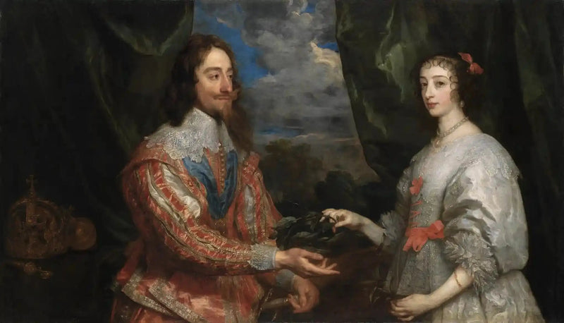 Portrait of Charles I and Queen Henrietta Maria - Antoine van Dyck