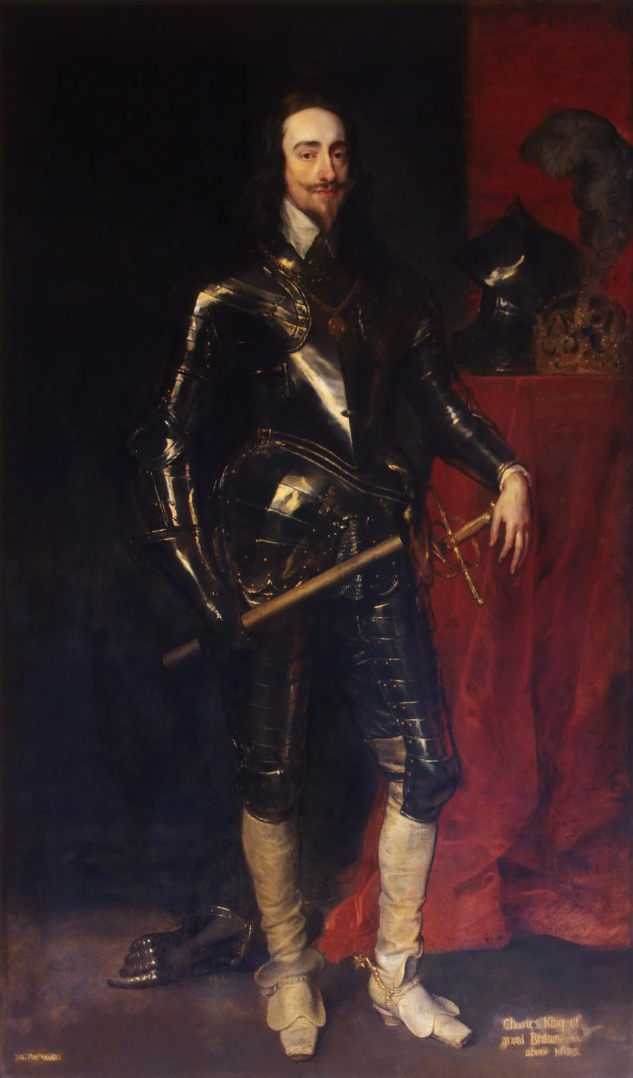 Portrait of Charles I, King of Great Britain (1600-1649) - Antoine van Dyck