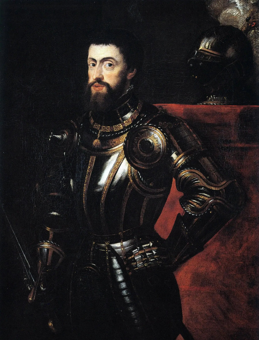 Portrait of Charles V - Peter Paul Rubens