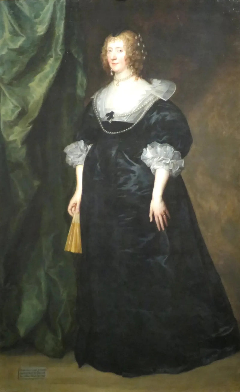 Portrait of Christiana Bruce, Lady Cavendish, Countess of Devonshire (died in 1675) - Antoine van Dyck