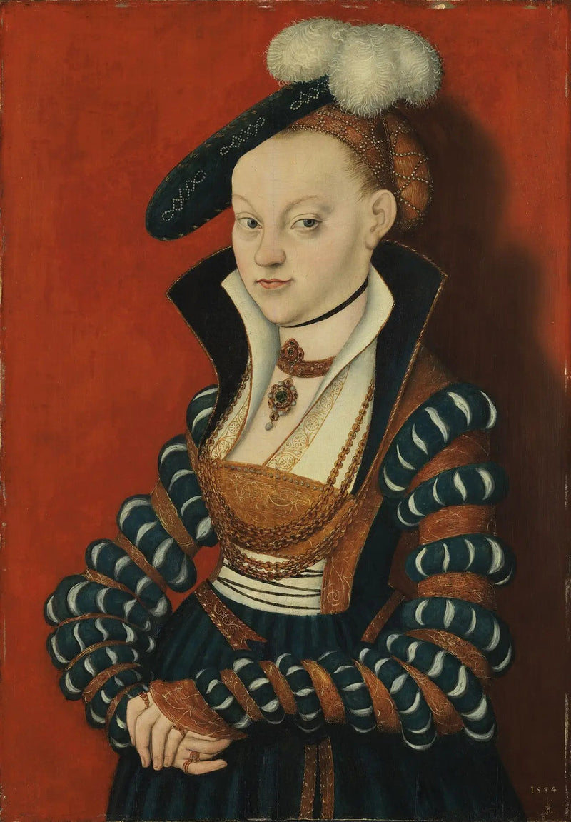 Portrait of Christiane von Eulenau - Lucas Cranach the Elder