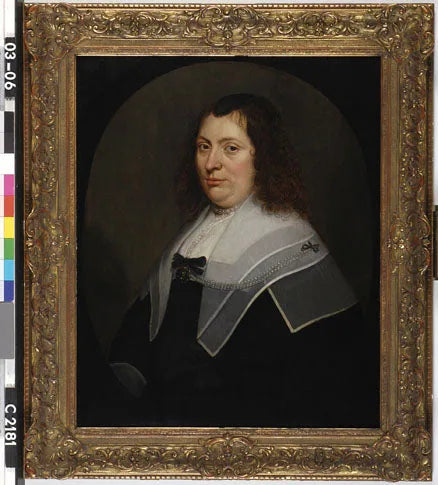 Portrait of Christina Pijll (born in 1601). wife of Cornelis van Beveren - Gerrit van Honthorst