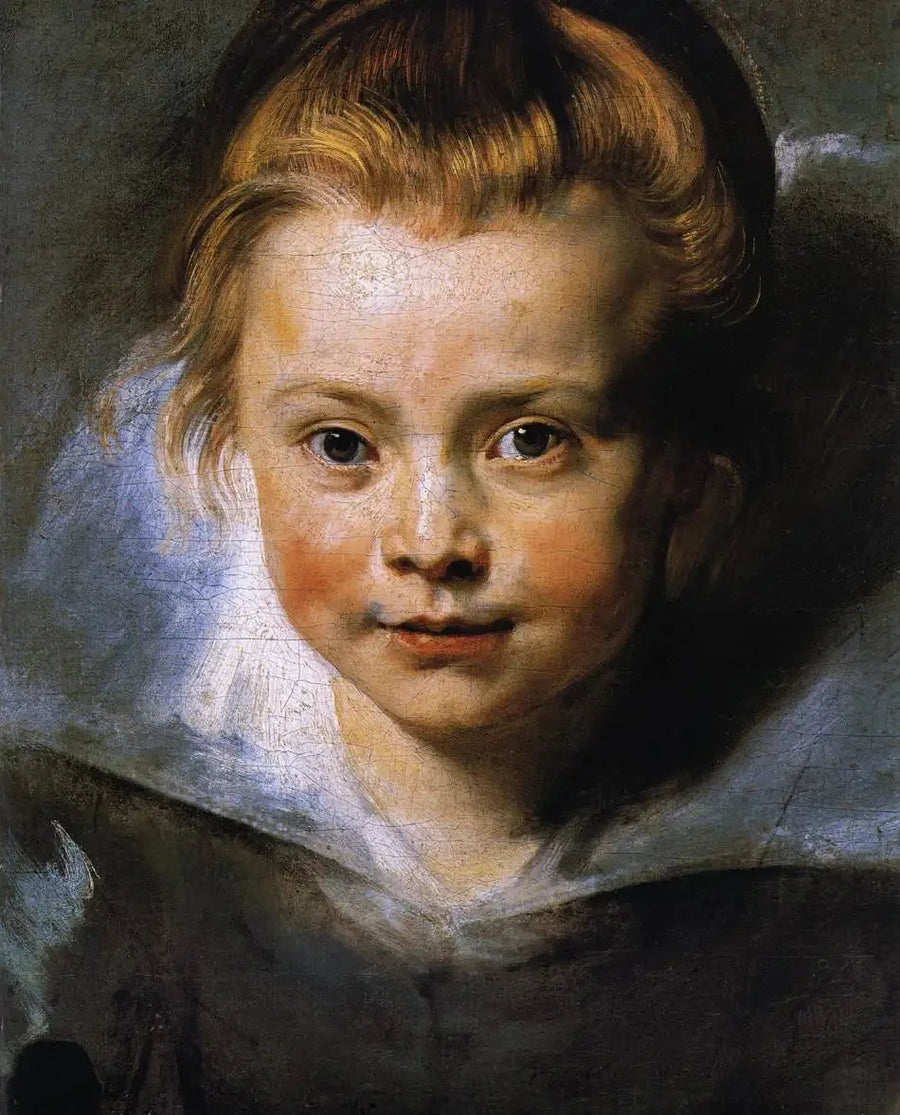 Portrait of Clara Serena Rubens, the artist's daughter - Peter Paul Rubens