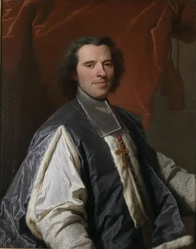 Portrait of Claude de Rouvroy de Saint-Simon, Bishop of Metz - Hyacinthe Rigaud