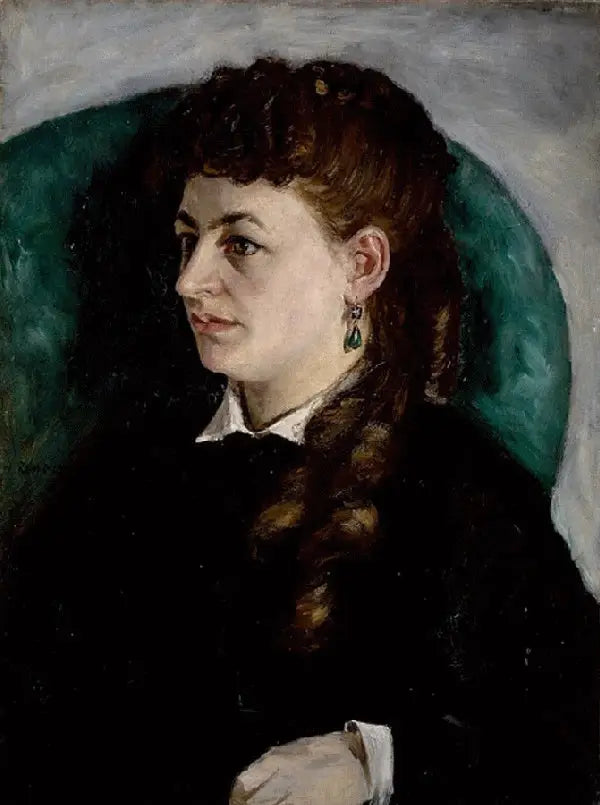 Portrait of Clémence Tréhot, known as Mme Jules Le Cœur - Pierre-Auguste Renoir