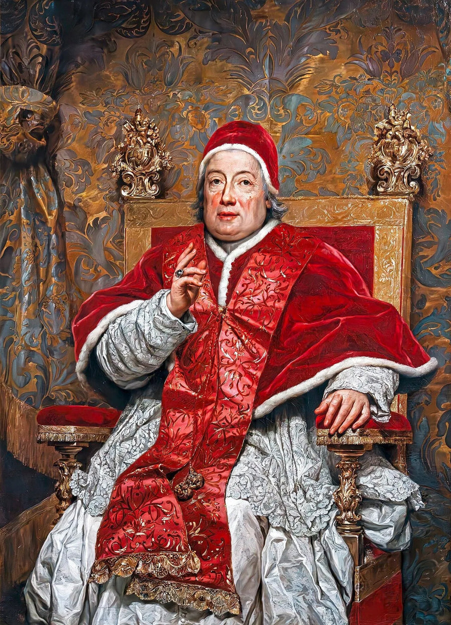 Portrait of Clement XIII Rezzonico - Anton Raphael Mengs