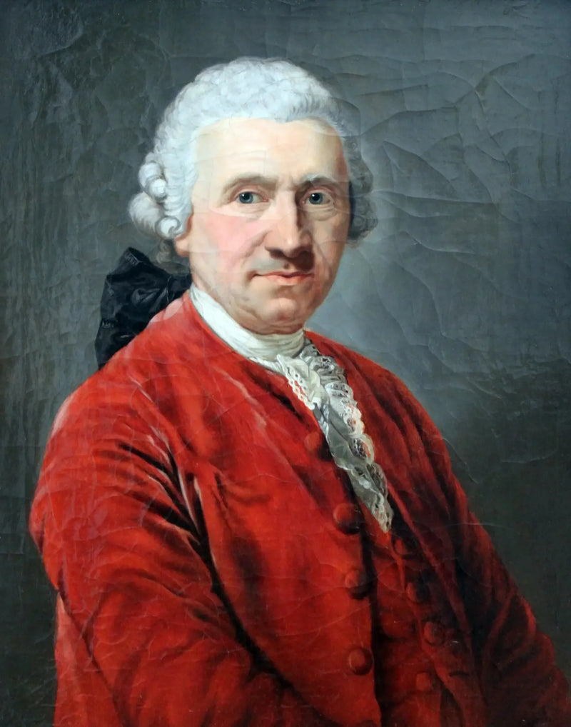 Portrait of Conrad Ekhof, theater director and theater historian - Anton Graff