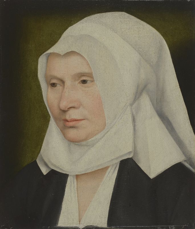 Portrait of Cornelia Sandrien, wife of Petrus Aegidius (1486-1533) - Quentin Metsys