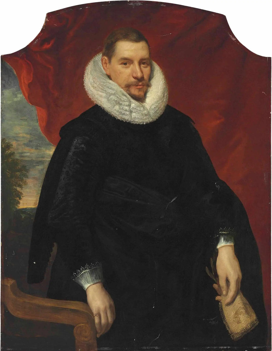 Portrait of Cornelis van Lantschot (1572-1656), ca. 1620 - Peter Paul Rubens