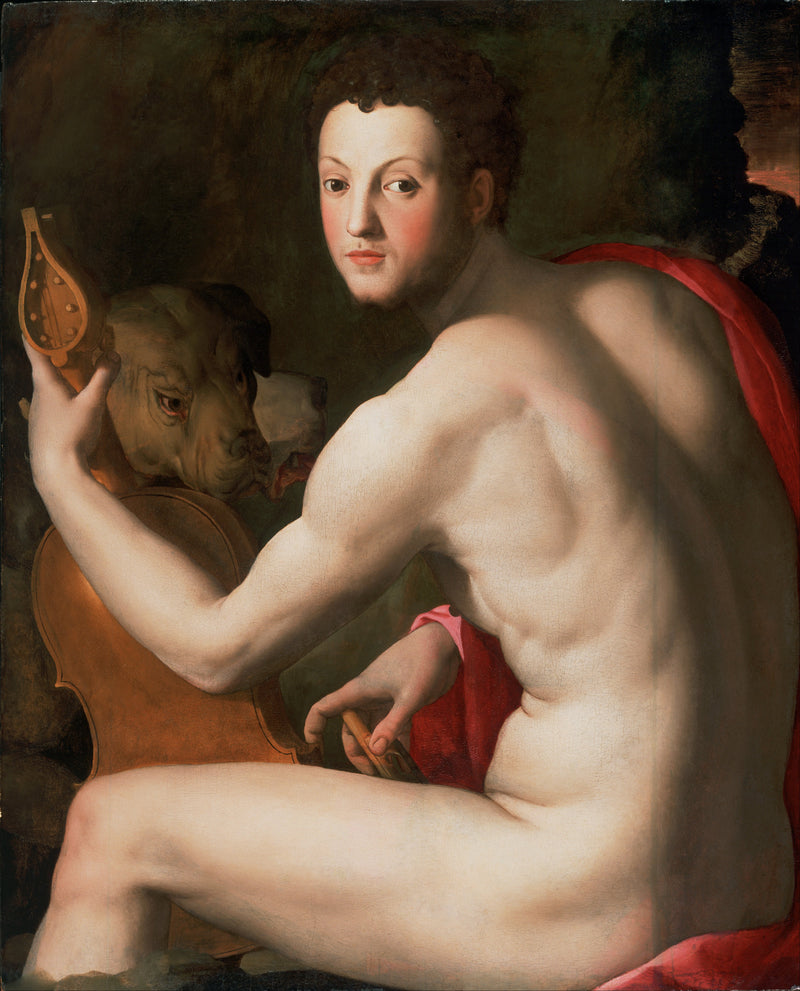 Portrait of Cosimo I de' Medici as Orpheus - Bronzino