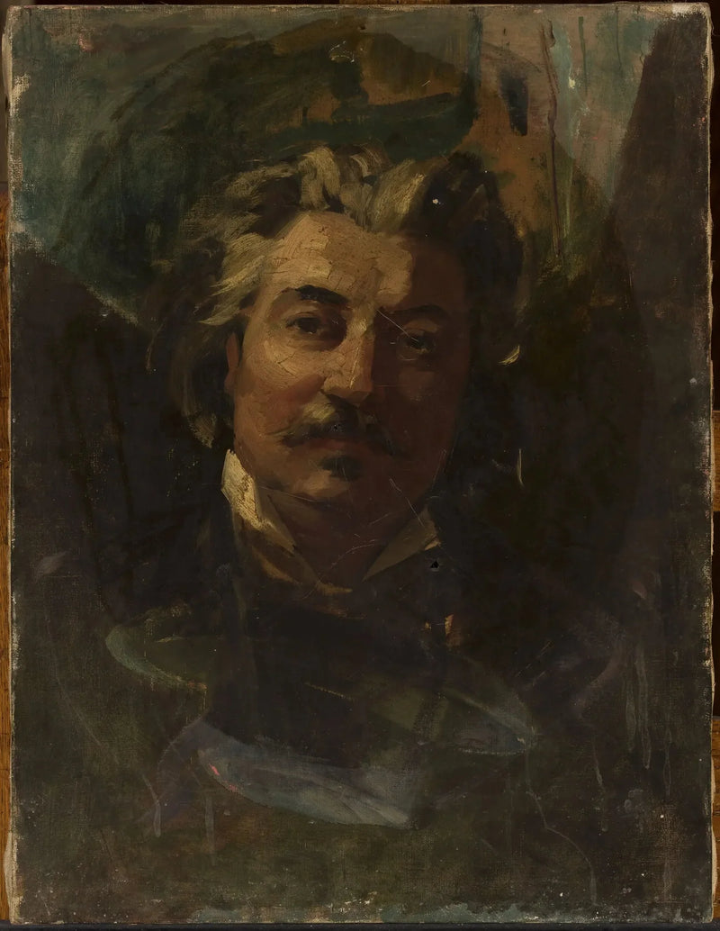 Portrait of Cyprien Godebski - Luis Ricardo Falero