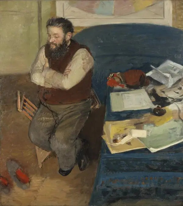portrait of Diego Martelli - Edgar Degas