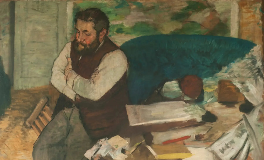 Portrait of Diego Martelli - Edgar Degas
