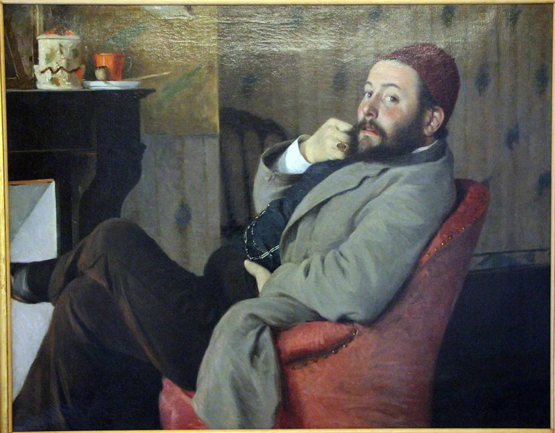 Portrait of Diego Martelli - Federico Zandomeneghi