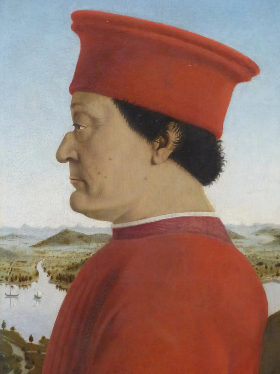 Portrait de Federico da Montefeltro - Piero della Francesca image 1 reproduction d’œuvre d’art à l’huile
