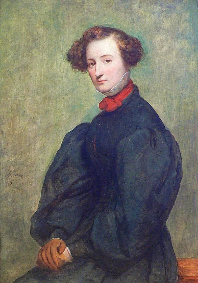 Portrait of Félicie de Fauveau - Ary Scheffer