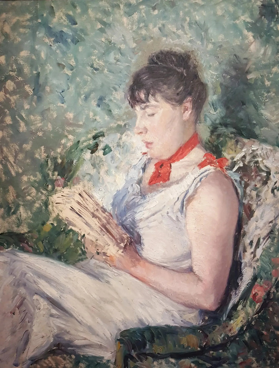 Portrait of a Woman Sitting, Reading - Gustave Caillebotte