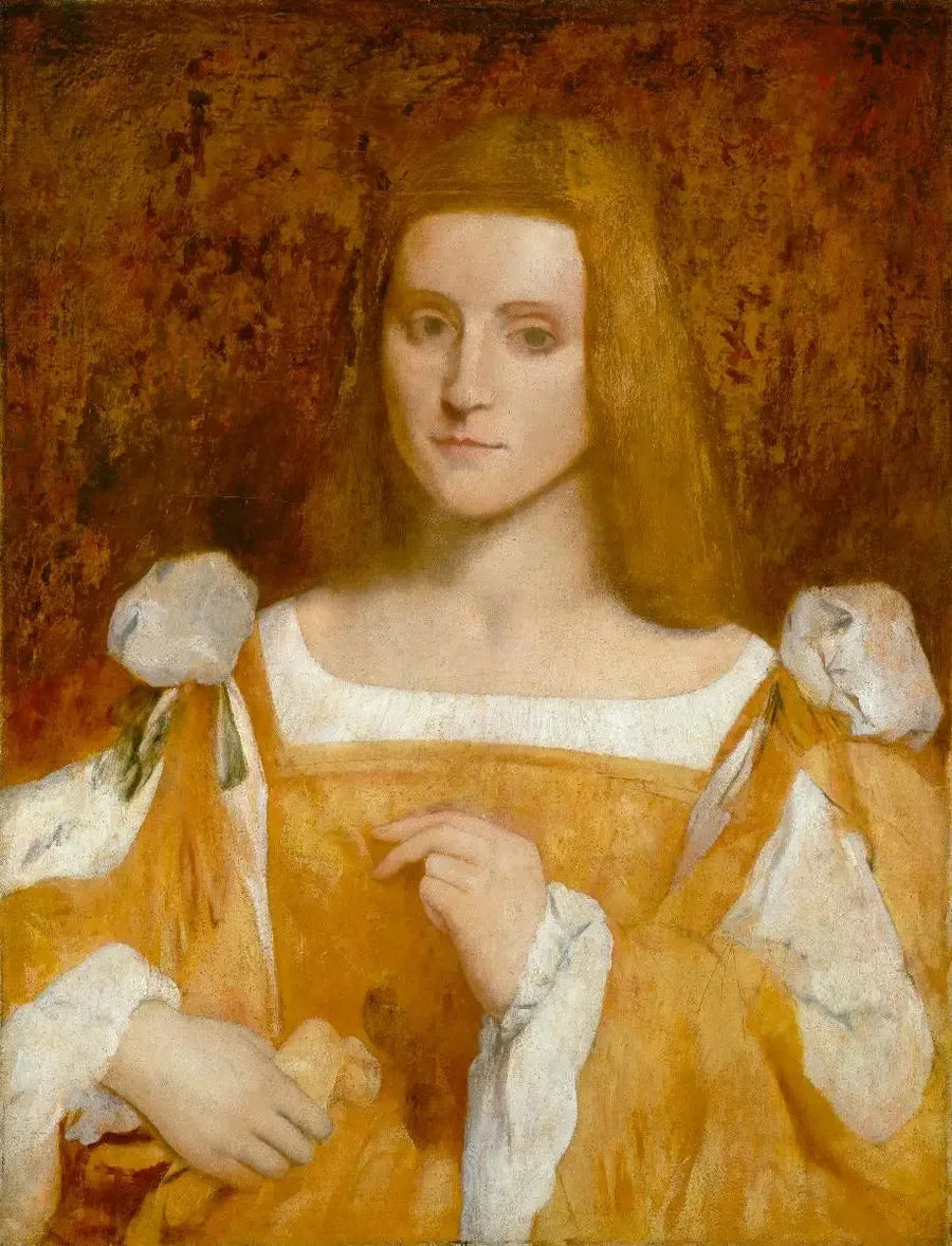 Woman's Portrait after Caroto - Edgar Degas