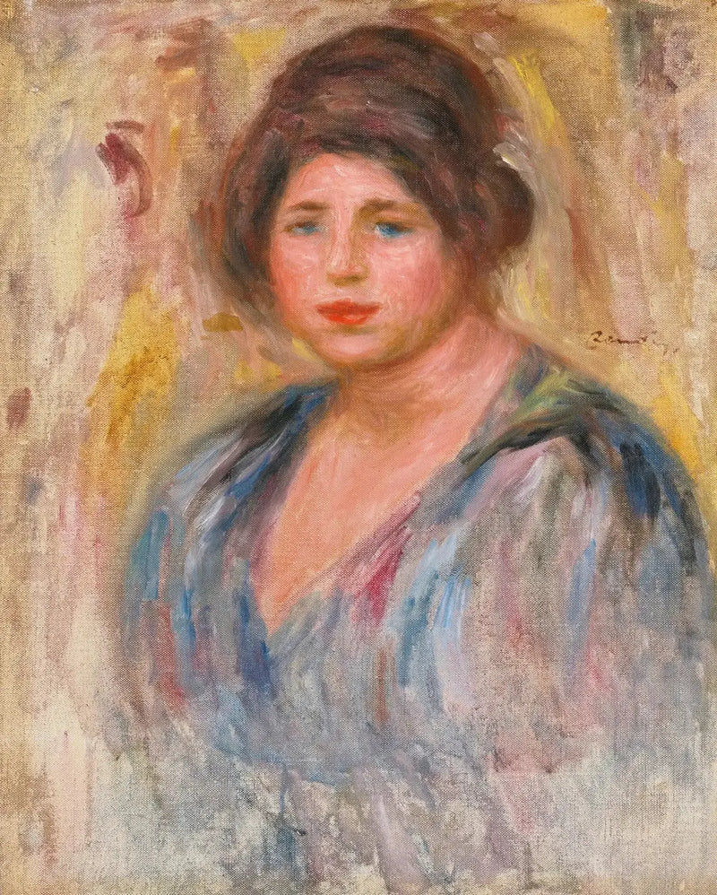 Portrait of a Woman (Gabrielle Renard) - Pierre-Auguste Renoir