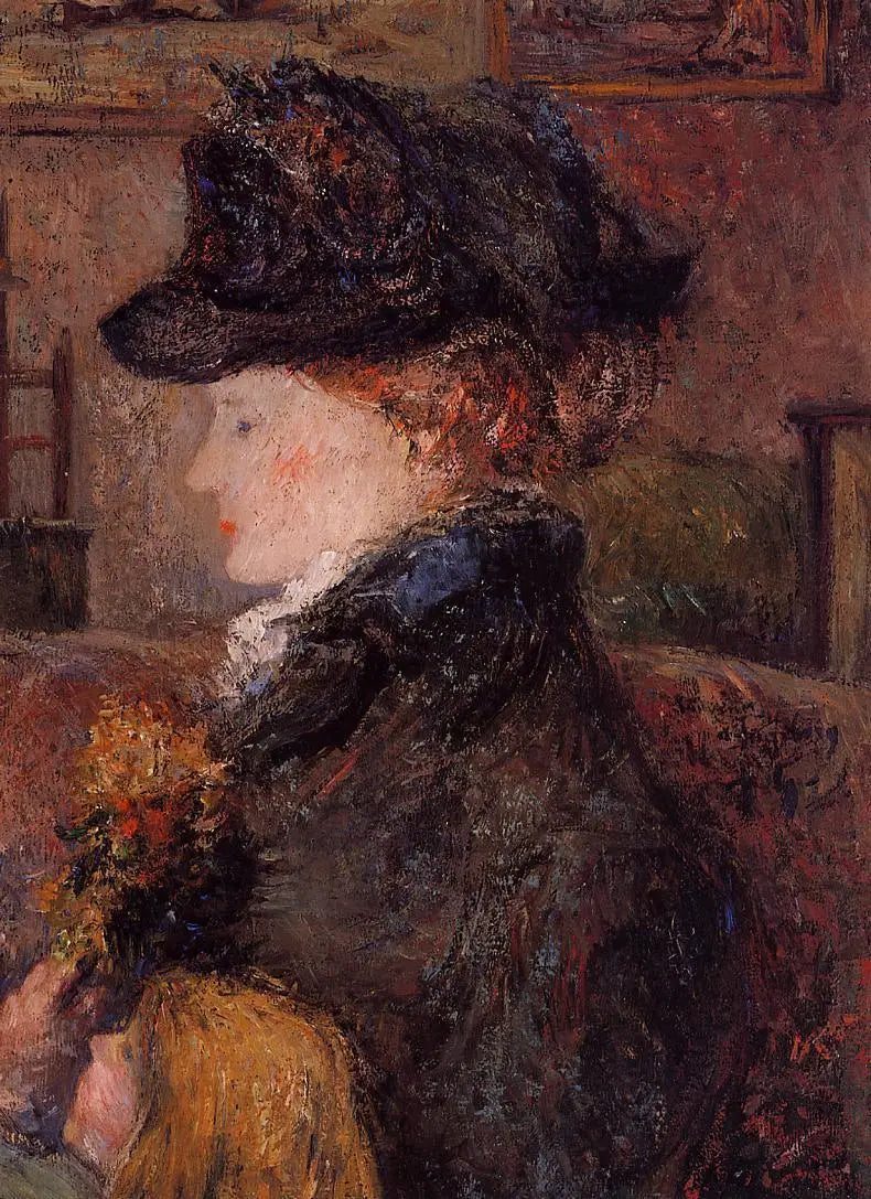 Portrait of a Woman (Ingeborg Thaulow) - Paul Gauguin