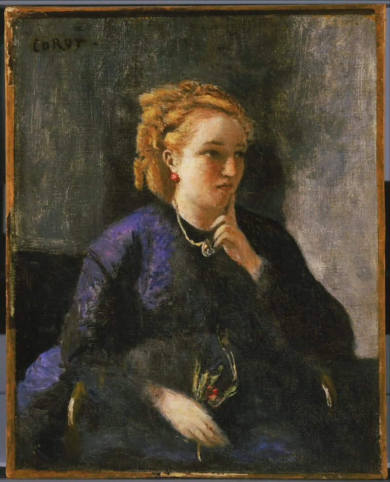Portrait of a Woman - Jean-Baptiste Camille Corot