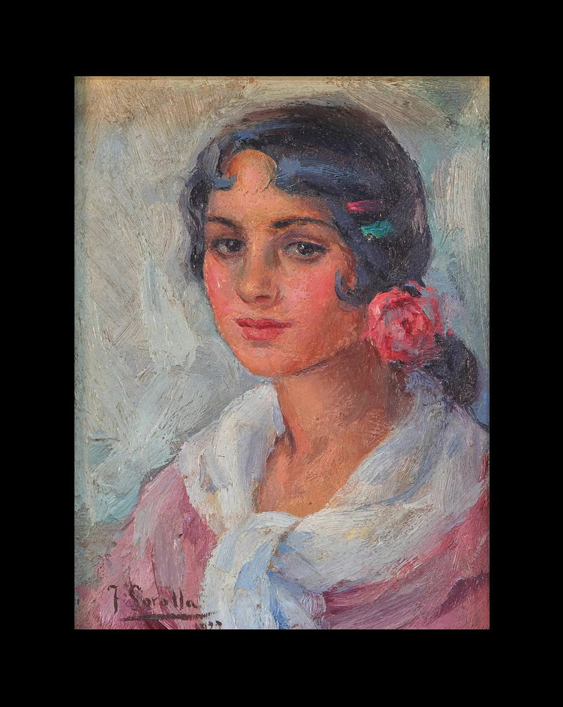 Woman's Portrait - Joaquín Sorolla