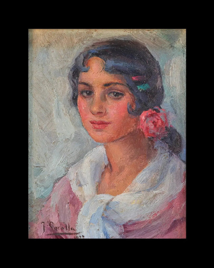 Woman's Portrait - Joaquín Sorolla