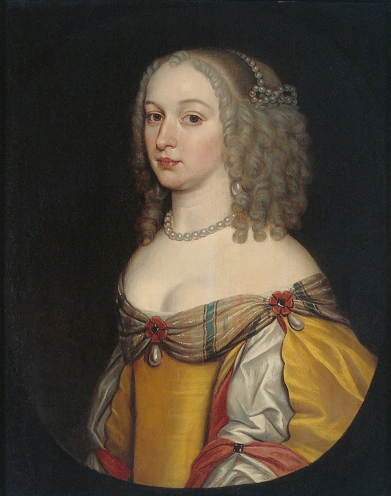 Portrait of a woman, perhaps Amalia Margaretha van Brederode (1626/27-1663/65) - Gerrit van Honthorst