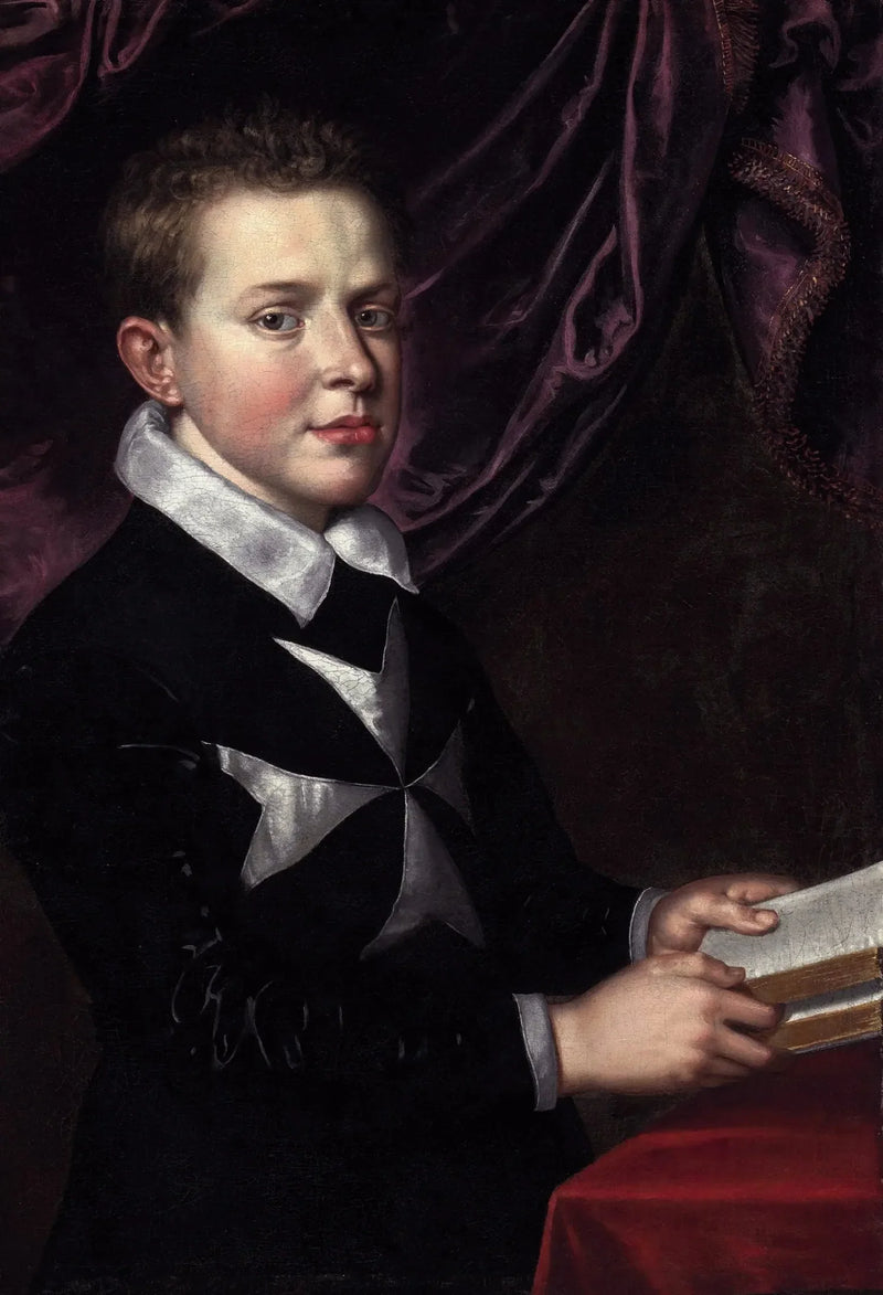Portrait of Ferdinand I Gonzaga as a Child - Peter Paul Rubens