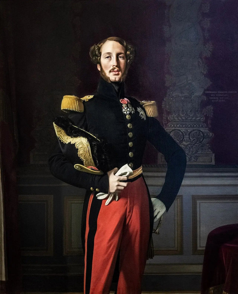 portrait of Ferdinand-Philippe, Duke of Orléans - Jean-Auguste-Dominique Ingres