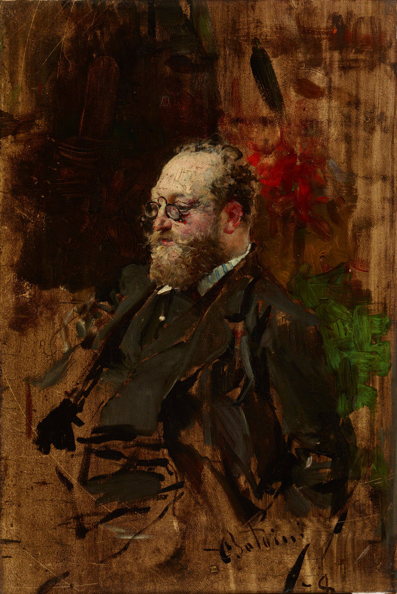 Portrait of Ferdynand Bryndza (1837-1891) - Giovanni Boldini