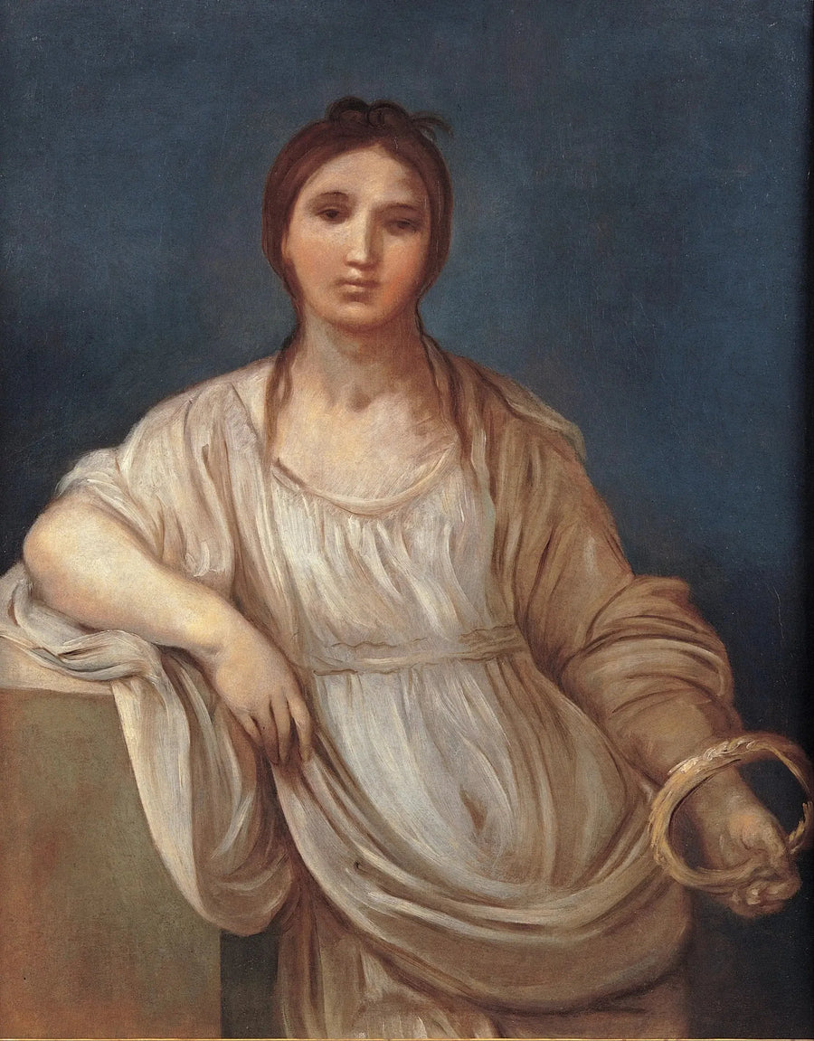 Portrait of a girl with a crown - Guido Reni